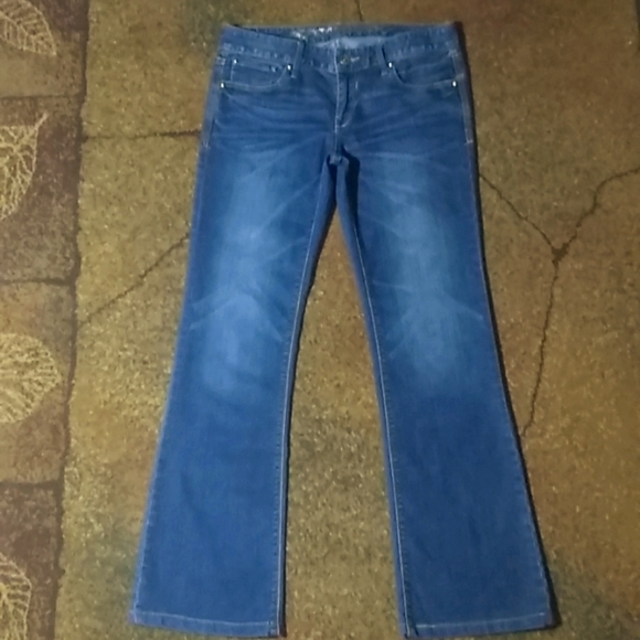Express Low Rise Stella Boot Jeans - Picture 1 of 6
